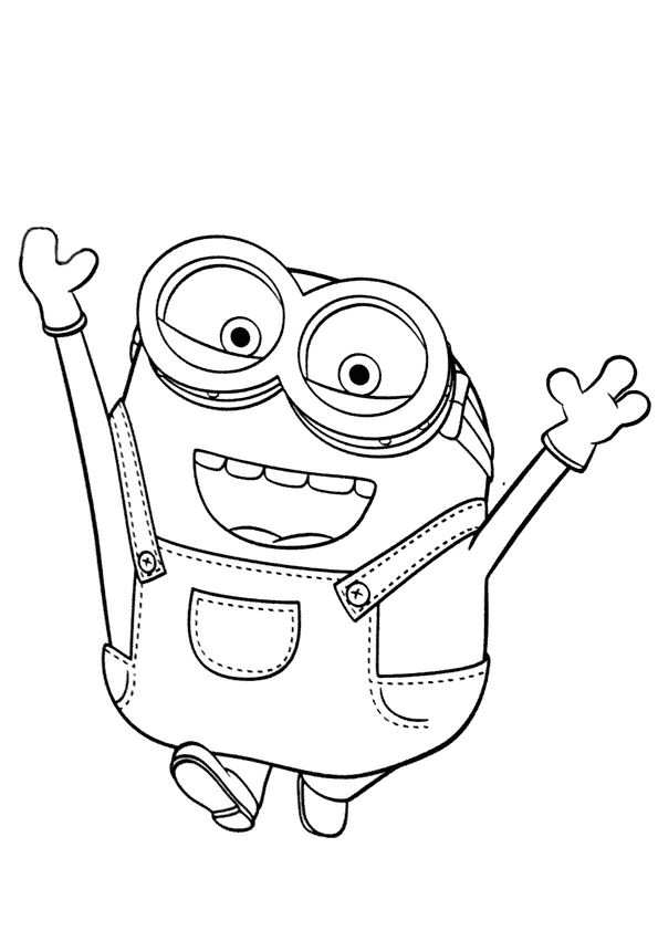 Kidsnfun.de 36 Ausmalbilder von Minions